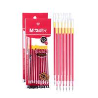 晨光（M&G） 半针管中性笔芯 MG6159 0.5mm 12支/盒 (单位:盒) 红色