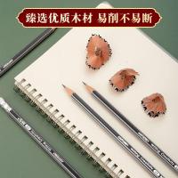 晨光（M&G） AWP30801 木杆铅笔 HB 12支/盒 （单位：盒）银黑