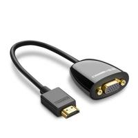 绿联（UGREEN） 40253 转换器 HDMI转VGA线  (单位：个） 黑色