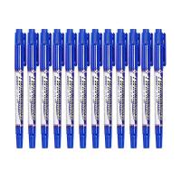 晨光（M&G） XPMV7403 赛美小双头记号笔 细头1.5mm,极细头0.5mm  (单位：支 )蓝色