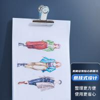 晨光（M&G） ABS92645 圆形票夹 6个装 76mm （单位：组） 银色