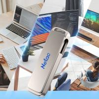 朗科（Netac） UA33 U盘 行业高速旋转150M/S USB3.2 64GB(单位：个) 银色