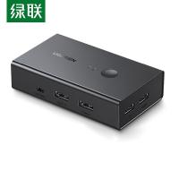 绿联（UGREEN） 90478 KVM切换器 4K 60Hz HDMI2.0 （单位：个）