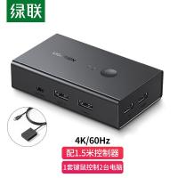 绿联（UGREEN） 90478 KVM切换器 4K 60Hz HDMI2.0 （单位：个）