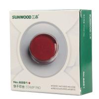 三木（SUNWOOD） 6281 圆形快干印台 65*18mm(单位：个) 红色