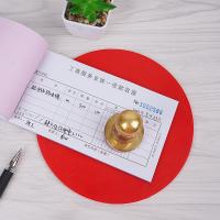 西玛（SIMAA）6882 财务圆形印章专用垫 170*4mm（单位：个）红色