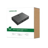 绿联（UGREEN） 30345 USB双口打印机共享器 2进1出 (单位: 个)