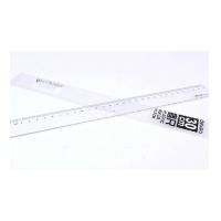 得力（deli） 6230 直尺 30CM 透明色    (单位:个)