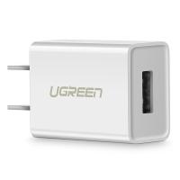 绿联（UGREEN） 50714 手机充电头 单口 （单位：个）5V1A 白色
