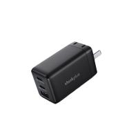 thinkplus QX51R35149 氮化镓三口2C1A充电器套装 三口 USB+双Type-C 65W(单位：套) 黑色