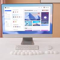 山业 GTOK10BL-CLD 鼠标垫 键盘腕托385*103mm+鼠标腕托157*90mm+杯垫122*100mm （单位:套） 深空蓝