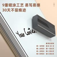 得力（deli） 8741 悬挂式磁性钢化白板 200*100cm(单位：块) 白色