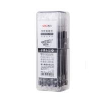 得力（deli） 33405 子弹头中性笔芯 0.5mm 50支/盒(单位：盒) 黑色