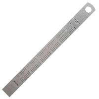 得力（deli） 8461 钢直尺 15cm(单位：只) 银色