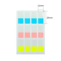 得力（deli） 25905 索引标签 28*12mm 96枚 3色 (单位:袋)