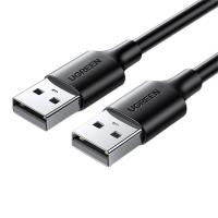 绿联（UGREEN） USB2.0数据线 公对公 30136 3米 (单位:条) 黑色