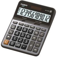 卡西欧（CASIO） DX-120B 计算器 12位显示 双电源 （单位:个） 灰色