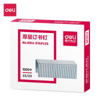 得力（deli） 0014 厚层订书钉 23/23   (单位:盒)