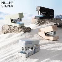 纽赛（NUSIGN） NS083C 迷你订书机套装 1台订书机+1盒钉(单位：套) 黑色