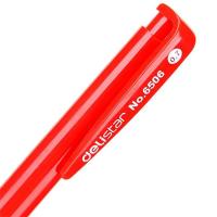 得力（deli） 6506 按压式圆珠笔 0.7mm 60支/盒 红色 (单位:盒)
