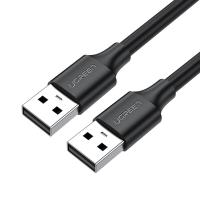 绿联（UGREEN） US102 USB2.0数据线公对公 1米(单位：根) 10309 黑色