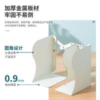 得力（deli） 78631 伸缩书立 220mm*480mm 米白色 (单位:个)