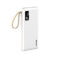 纽曼（Newmine） AL06 自带线充电宝 10000毫安(单位：个) 带手电照明灯 白色