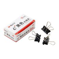 晨光（M&G） ABS92731 长尾夹 15mm 12枚/盒（单位：盒) 黑色