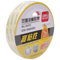 得力（deli） 30419 双面胶 24mm*3m*1mm （单位:卷） 白色