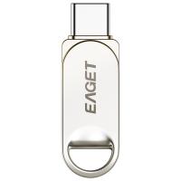 忆捷（EAGET） 优盘 手机U盘Type-C USB3.2双接口 HT10-64G 36.5*12.2*7.5mm (单位:个) 珍珠镍