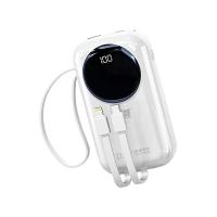 雷摄（LEISE） 自带快充双线充电宝 LS-R37C 20000mAh (单位:个) 白色