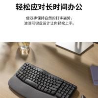罗技（Logitech） WAVE KEYS 键盘 376x218x30mm （单位:个） 黑色