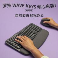 罗技（Logitech） WAVE KEYS 键盘 376x218x30mm （单位:个） 黑色