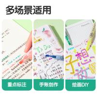 得力（deli） S624 荧光笔 6支/盒 混色 (单位:盒)