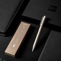 得力（deli） S99 中性笔 0.5mm  (单位：支 )香槟金