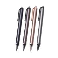 三木（SUNWOOD） MC10 名匠系列按动式子弹头中性笔 0.5mm 4支/盒(单位：盒) 黑色