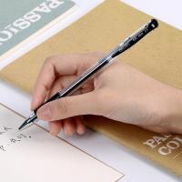 得力（deli） 6600 中性笔签字笔 0.5mm 12支/盒 (单位:盒) 黑色