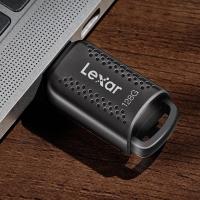 雷克沙（Lexar）LJDV400128G-BNBNC U盘 128GB USB3.0 接口 传输100MB/s 47.8*18.4*8mm (单位：个) 黑色