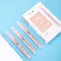得力（deli） S731 橙 彩色荧光笔 12支/盒 （单位:盒） 橙色