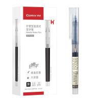 齐心（COMIX） RP606 直液式签字笔 10支/盒 0.5mm （单位:盒） 黑色 两种包装随机发货