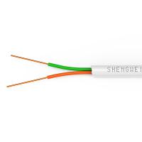 胜为（shengwei） TEC-1100 电话线 单股 2芯*0.4mm 100米（单位：卷）白色