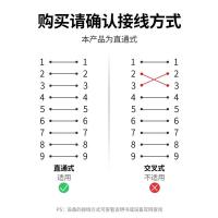 绿联（UGREEN） DB101 串口线 1.5米 RS232公对公 （单位：条） 黑色