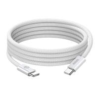 毕亚兹（BIAZE） K124 Type-C to Type-C数据线 PD100W 2m(单位：根) 米白色