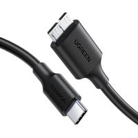 绿联（UGREEN） 20103 数据线 线长1米 Type-C转Micro Usb3.0 （单位：条） 黑色