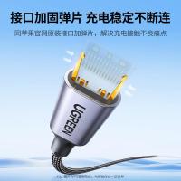 绿联（UGREEN） US316 双头Type-C数据线 2米 PD100W快充 （单位：条） 深空灰