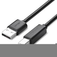 绿联（UGREEN） 10844 打印机数据线 1m USB2.0 A公对B公 方口 (单位：根) 黑色