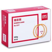 得力（deli） 3217 橡胶圈 100g  (单位：盒 )黄