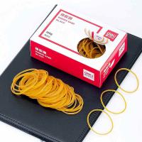 得力（deli） 3217 橡胶圈 100g  (单位：盒 )黄