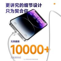 毕亚兹（BIAZE） K15 苹果快充数据线 1.2米(单位：根) 白色