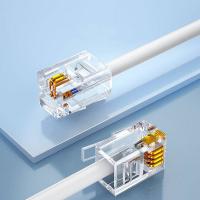 山泽（SAMZHE） DH-4003L 4芯多股电话线 3米（单位：根）白色